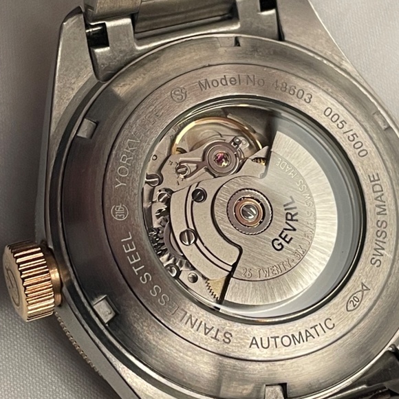 Gevril Pier 90 Automatic Watch - Picture 7 of 9